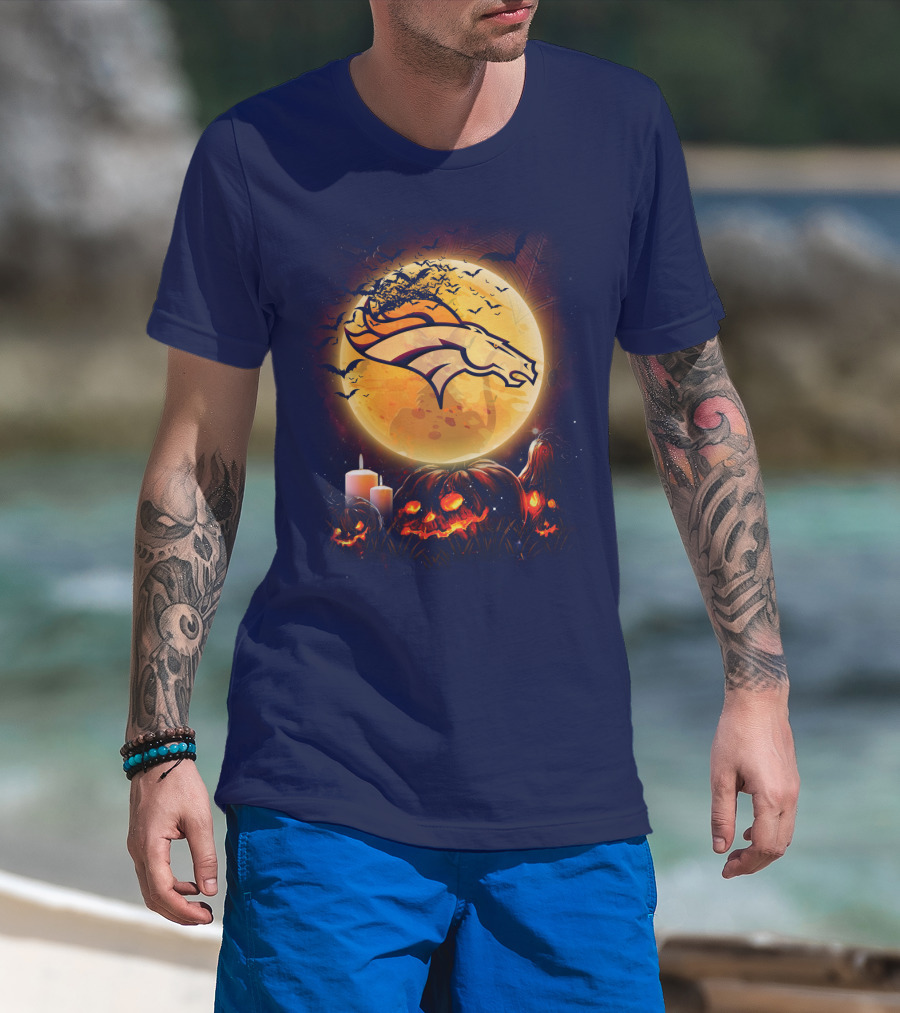 Denver Broncos Halloween T-Shirt
