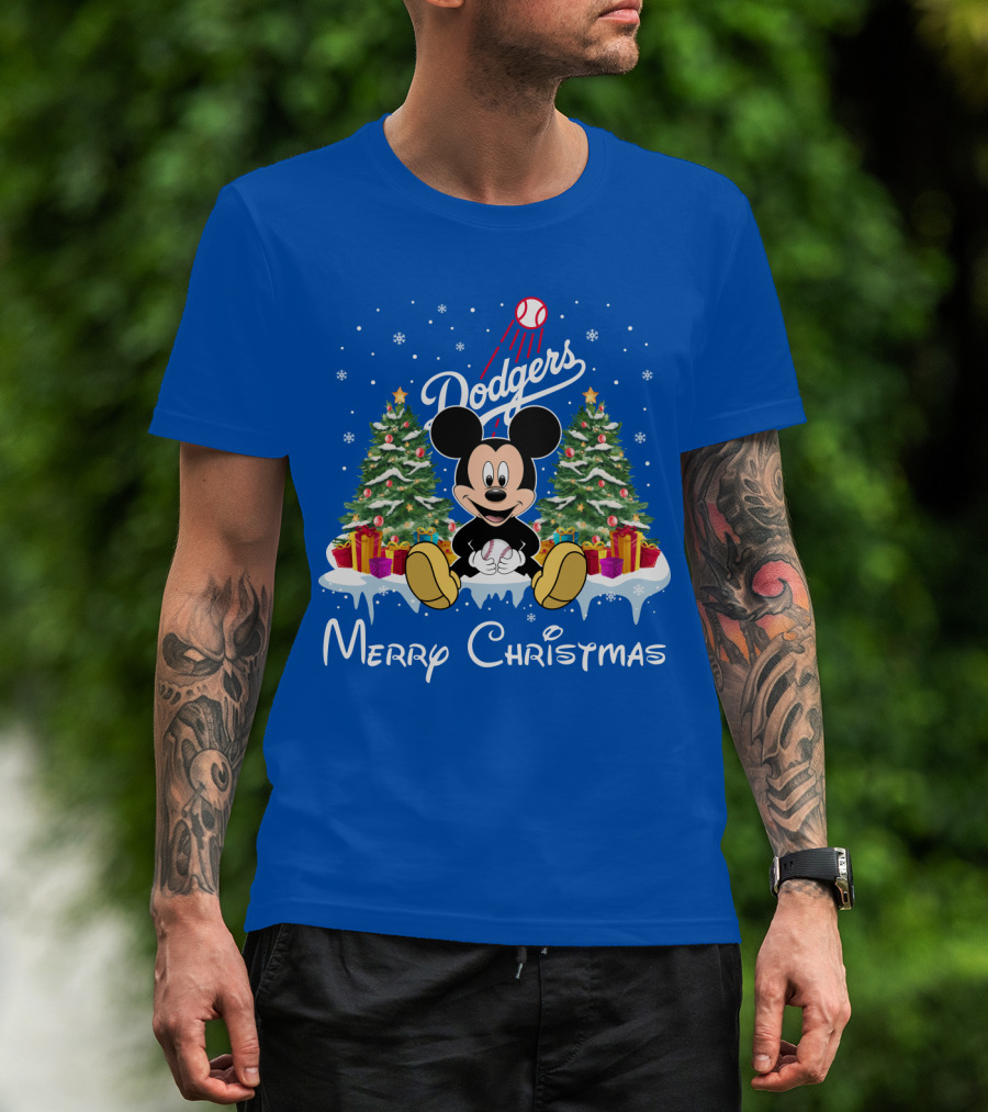 Dodgers Merry Christmas T-Shirt
