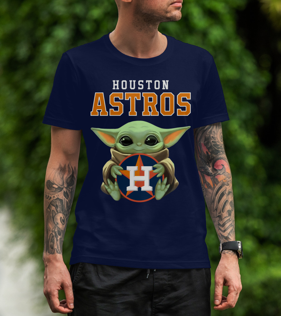 Houston Astros Baby Yoda T-Shirt