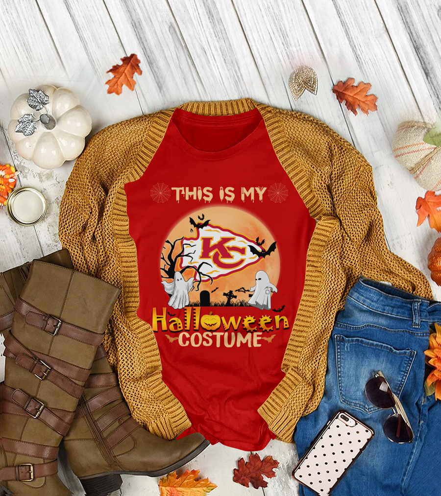 This Is My Kansas City Chiefs Halloween Costume T-Shirt