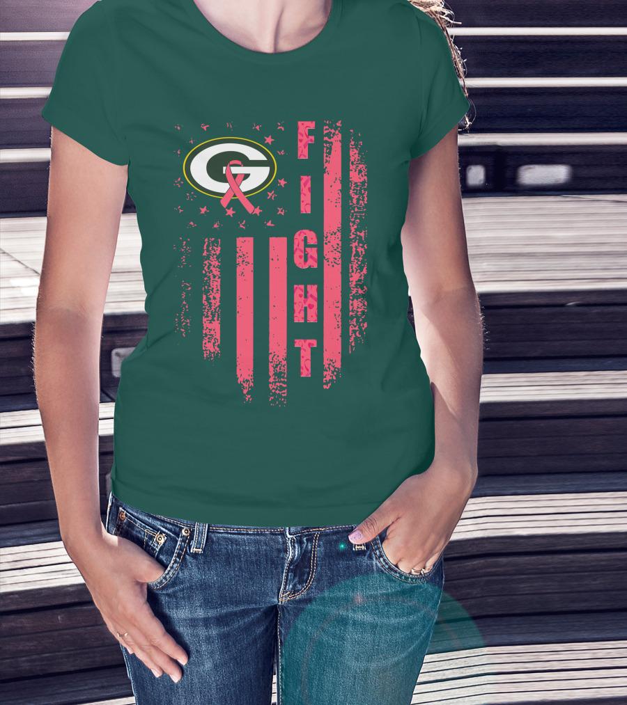 Green Bay Packers Fight Breast Cancer T-Shirt