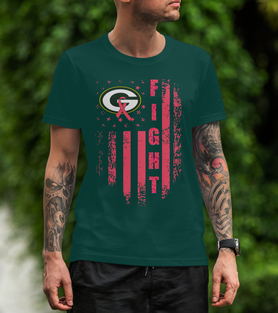 Green Bay Packers Fight Breast Cancer T-Shirt