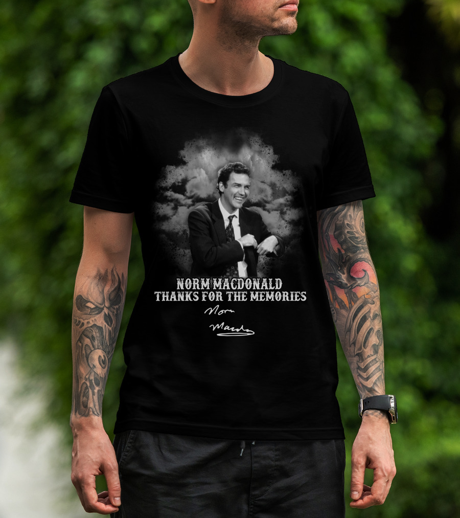 Norm Macdonald Thanks For The Memories T-Shirt