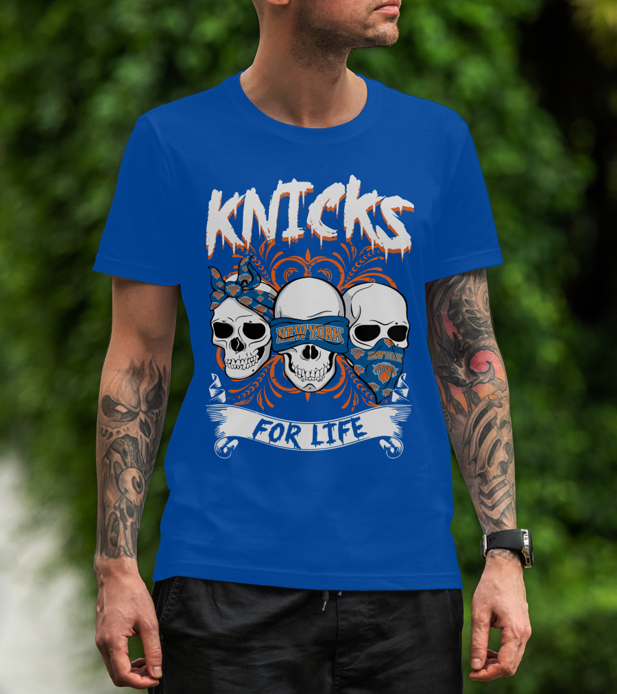 Knicks New York For Life T-Shirt