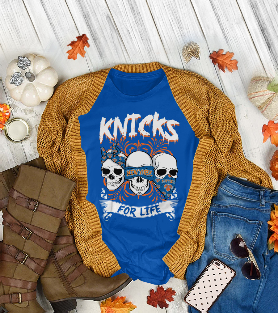 Knicks New York For Life T-Shirt
