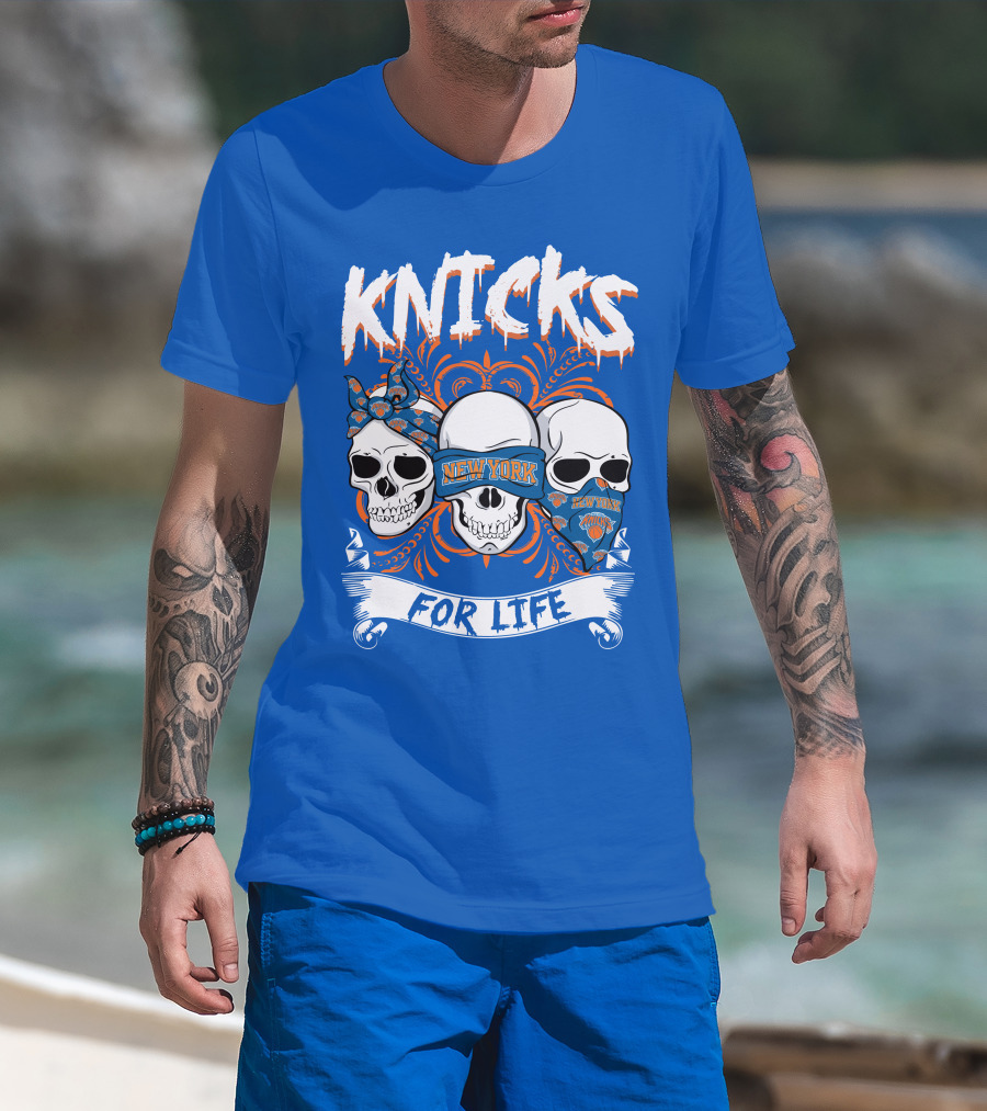 Knicks New York For Life T-Shirt