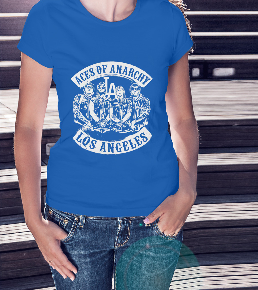 Aces Of Anarchy Los Angeles Dodgers T-Shirt