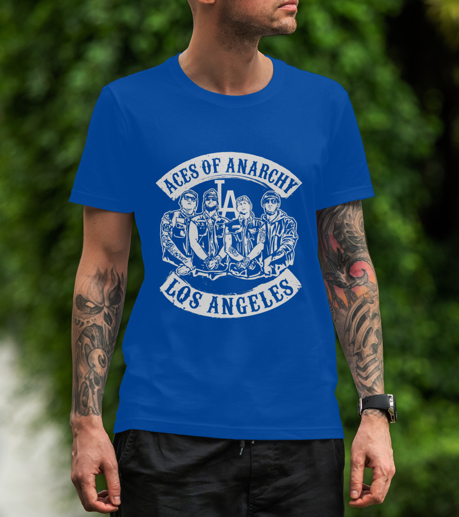 Aces Of Anarchy Los Angeles Dodgers T-Shirt