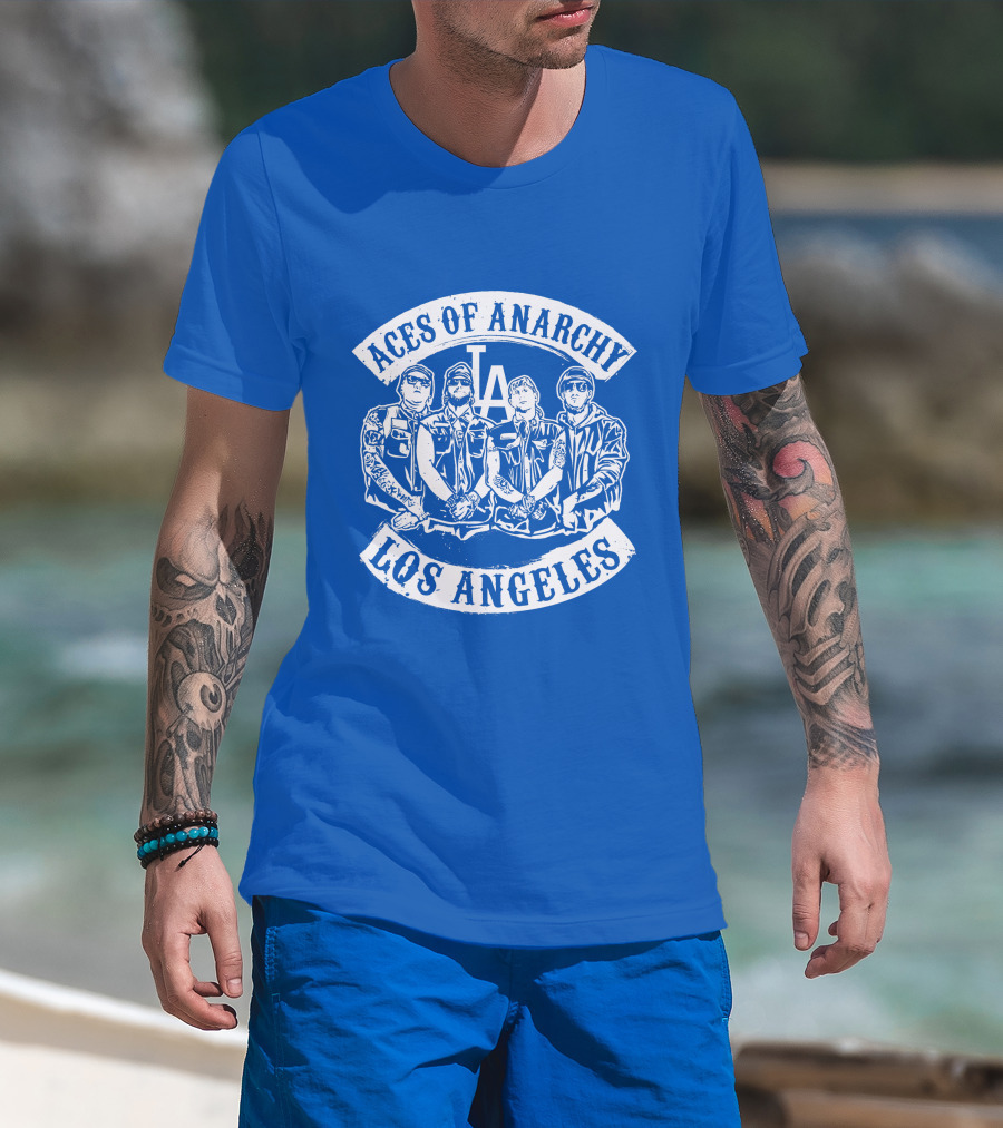 Aces Of Anarchy Los Angeles Dodgers T-Shirt