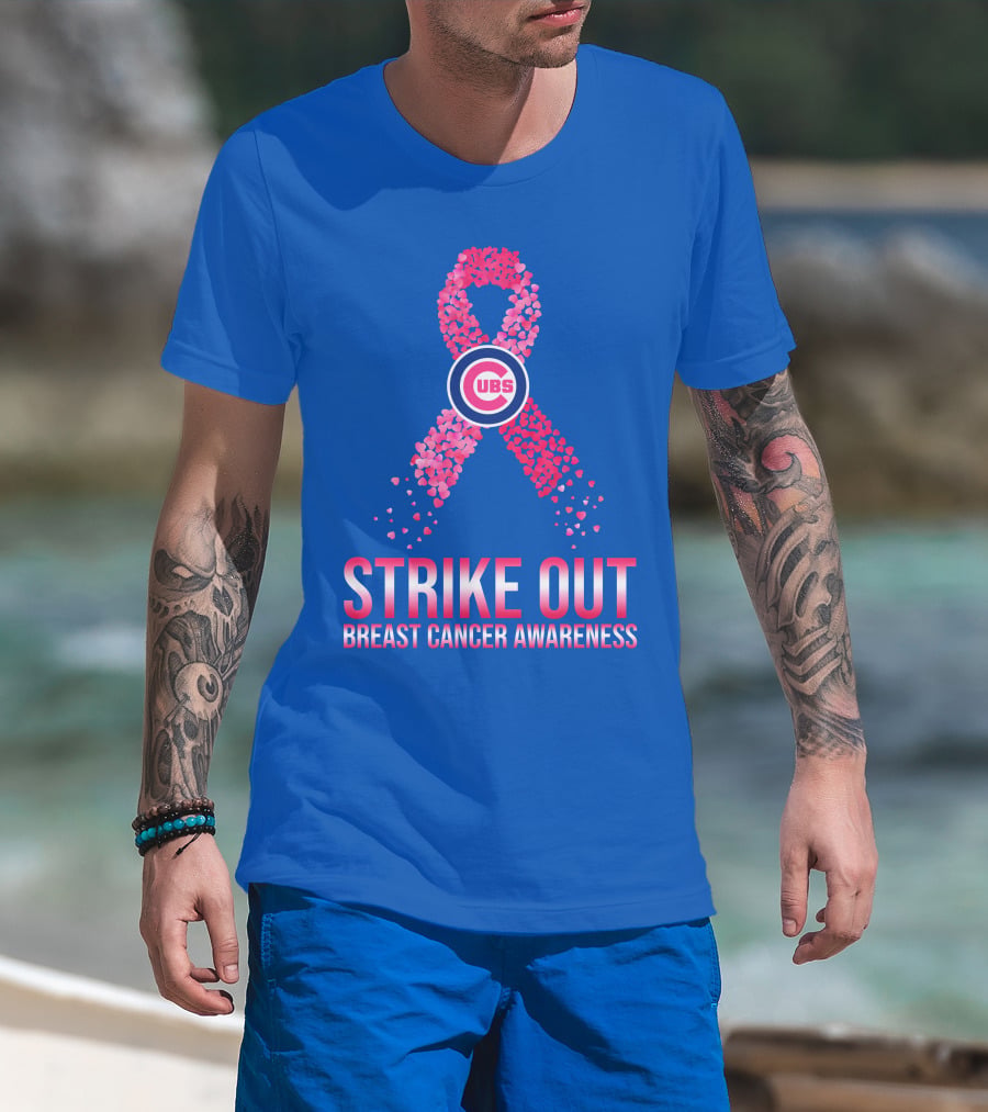 Cubs Strike Out Breast Cancer Awareness T-Shirt