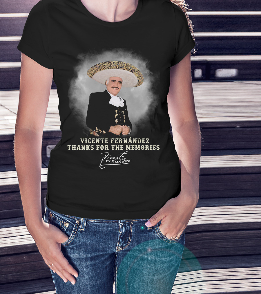 Vicente Fernández Thanks For The Memories T-Shirt