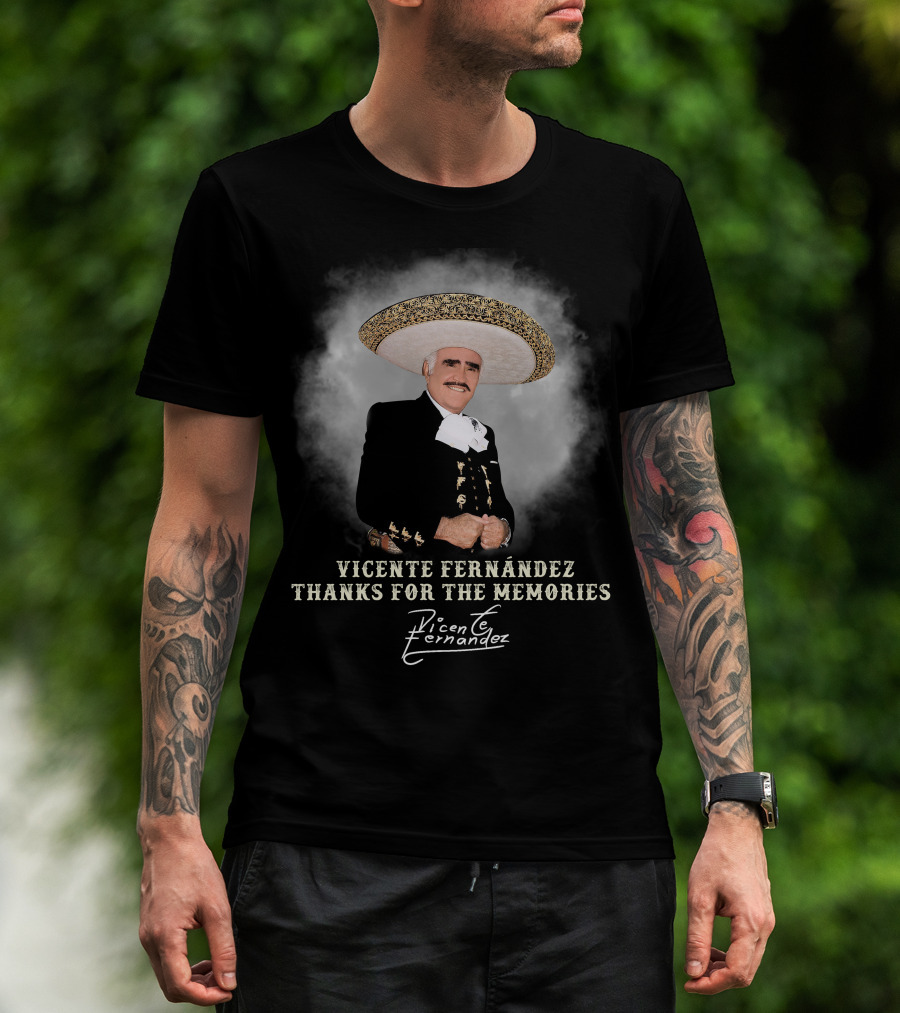 Vicente Fernández Thanks For The Memories T-Shirt