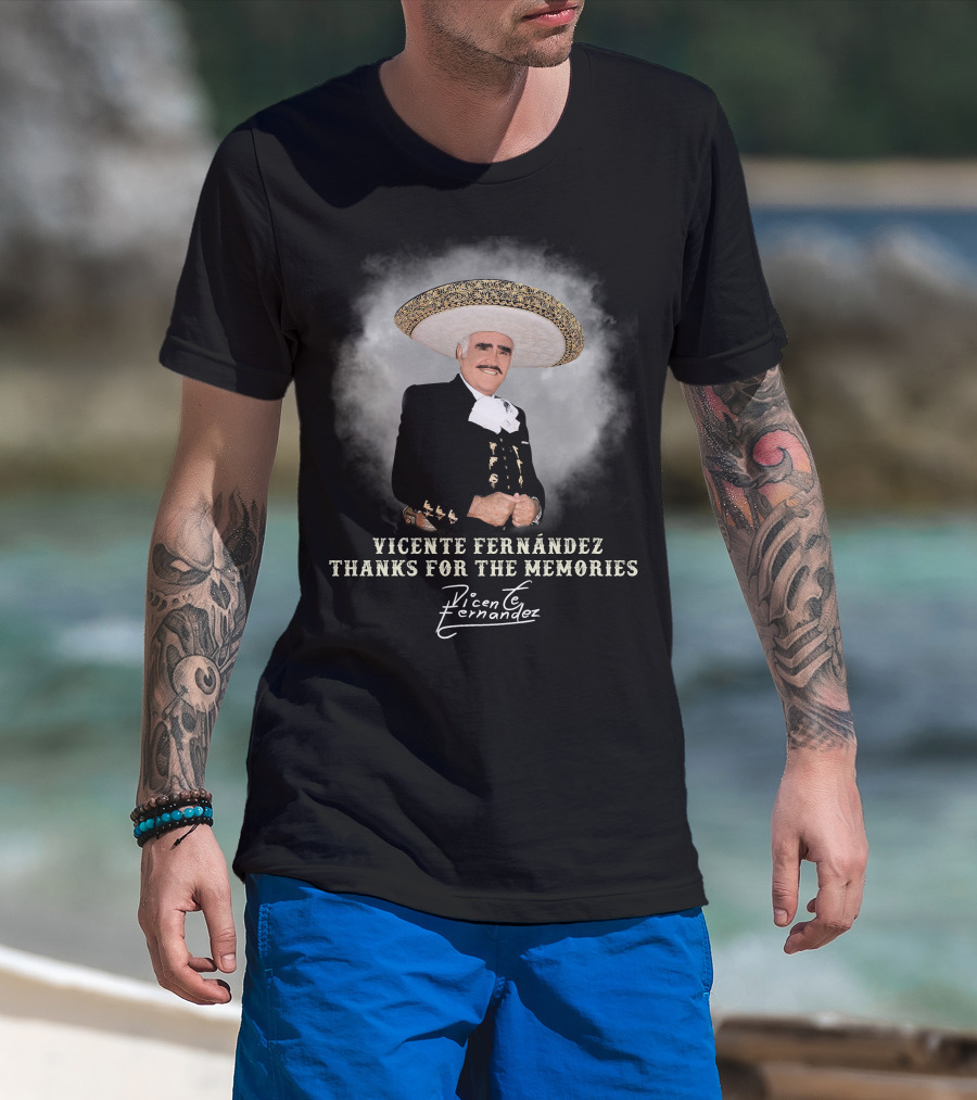 Vicente Fernández Thanks For The Memories T-Shirt