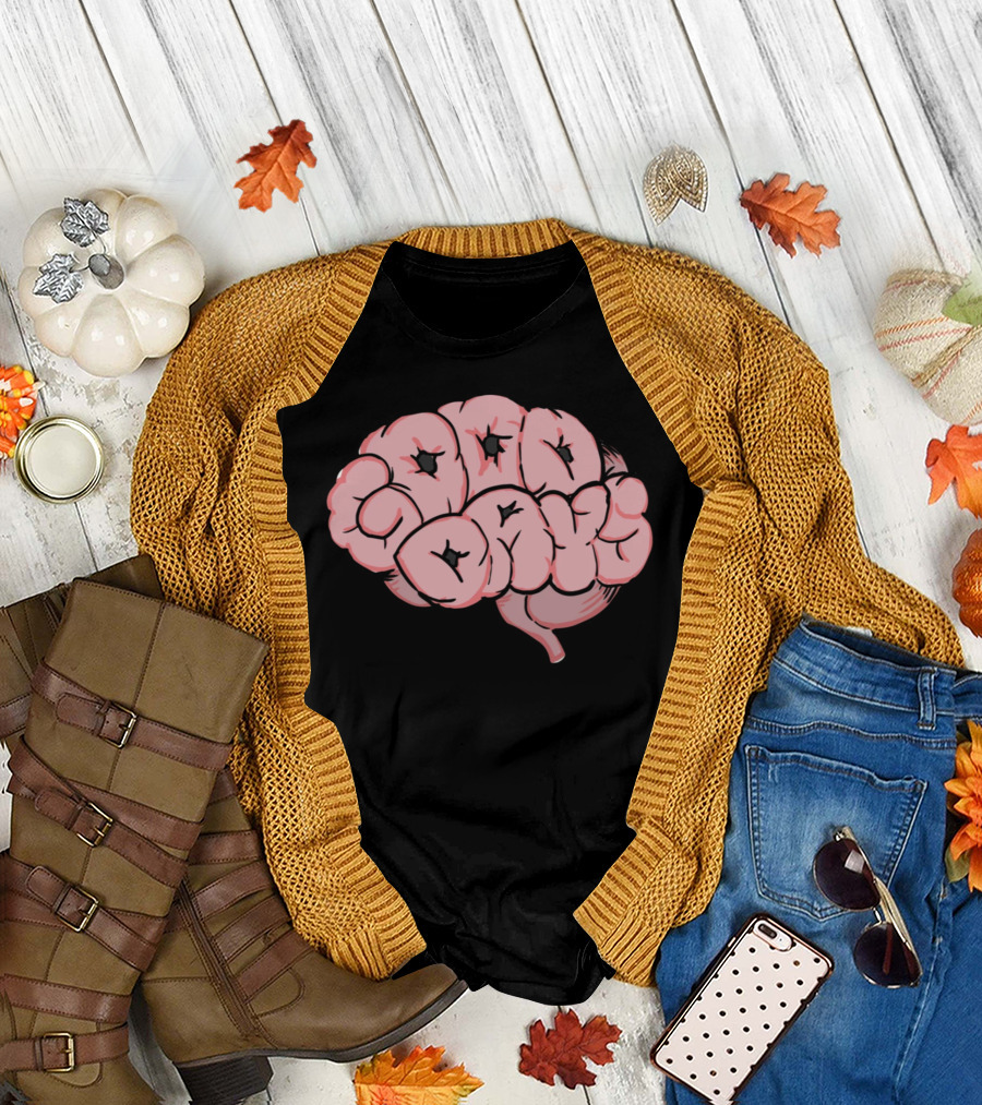 SZA Good Days Brain Illustration Merchandise T-Shirt