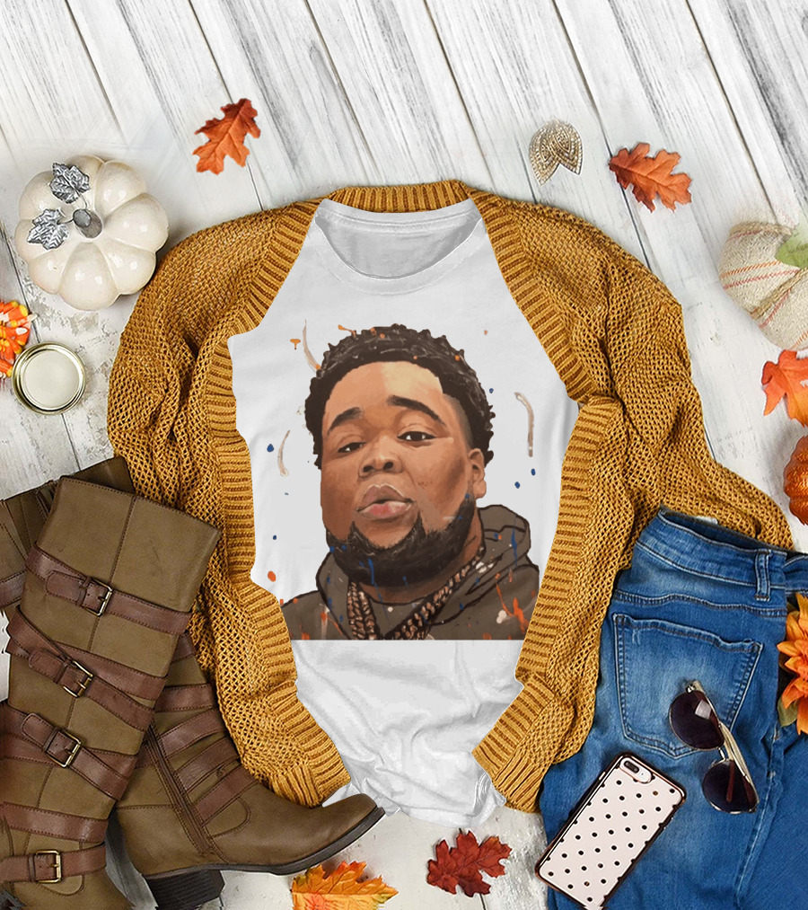 Rod Wave Hoodie Portrait Splash T-Shirt
