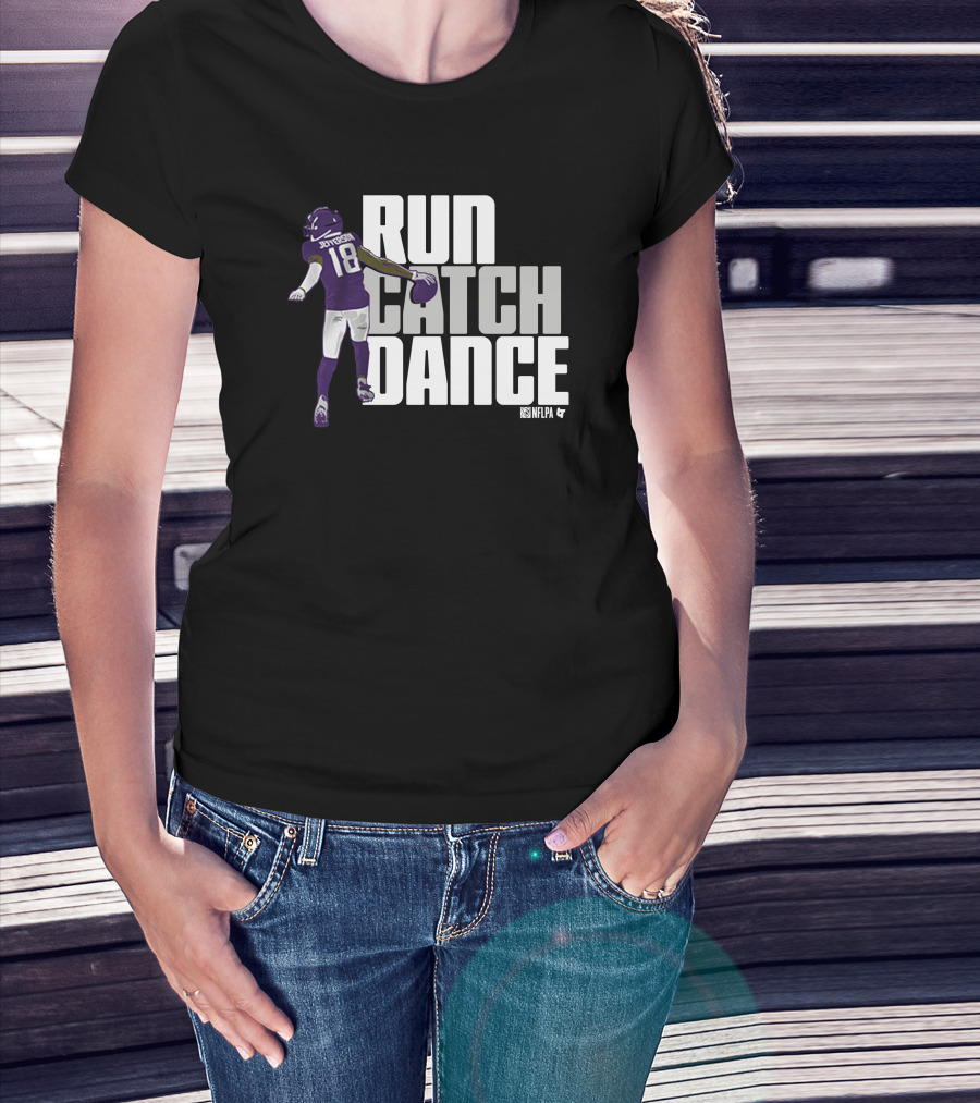 Justin Jefferson NFLPA Run Catch Dance T-Shirt