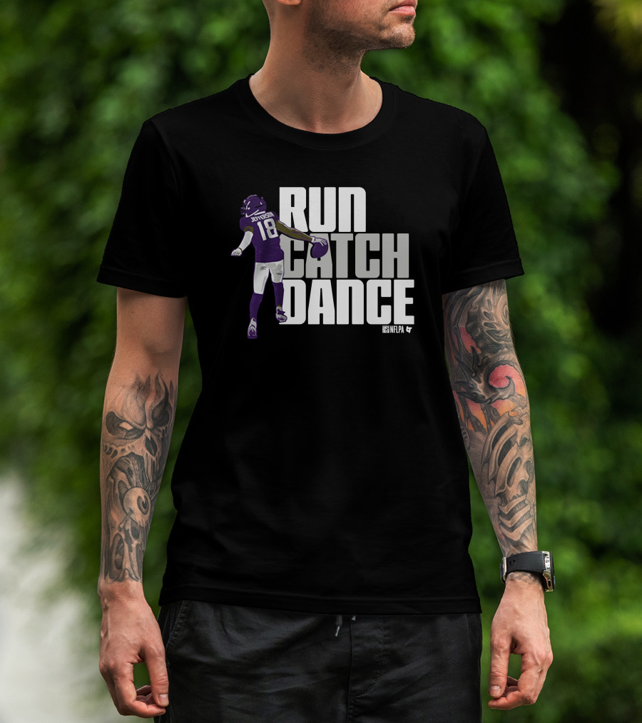 Justin Jefferson NFLPA Run Catch Dance T-Shirt