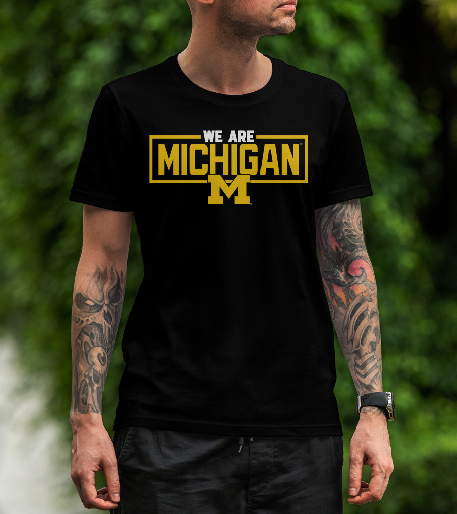 WE ARE MICHIGAN Block M T-Shirt