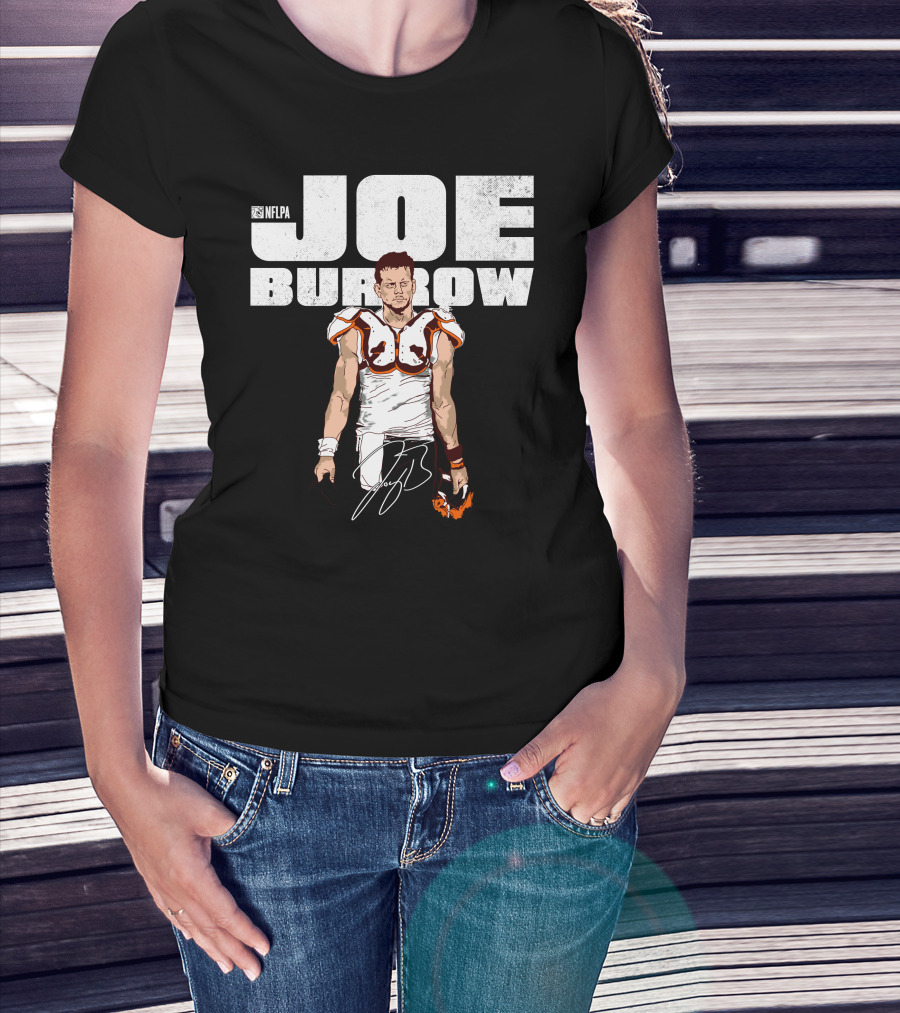 NFLPA Joe Burrow Football Player Youth T-Shirt