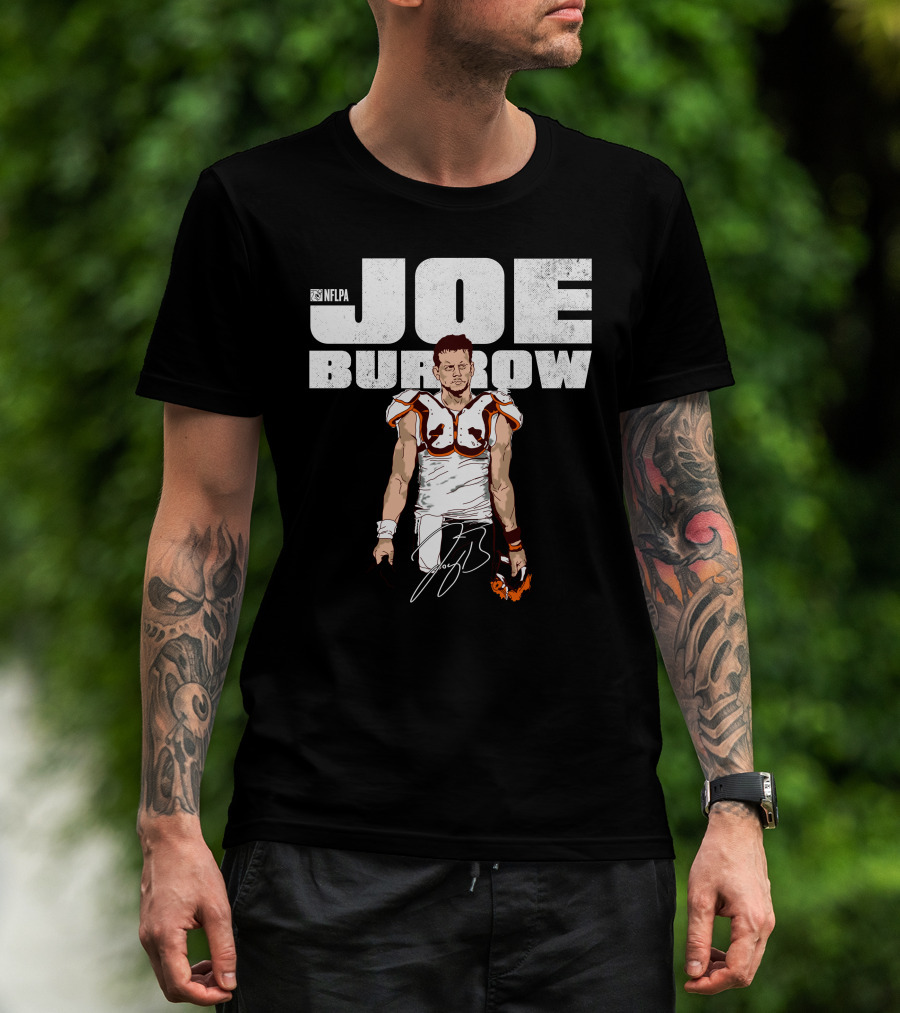 NFLPA Joe Burrow Football Player Youth T-Shirt