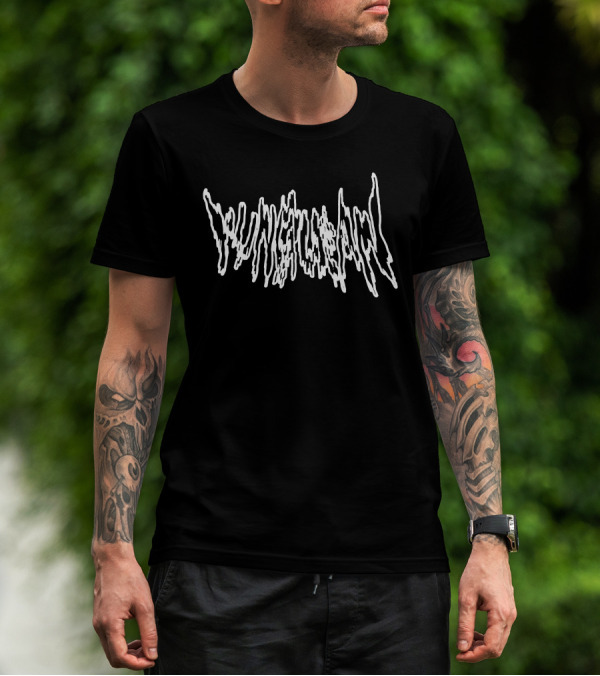 Yung Lean Distorted Text Merch T-Shirt