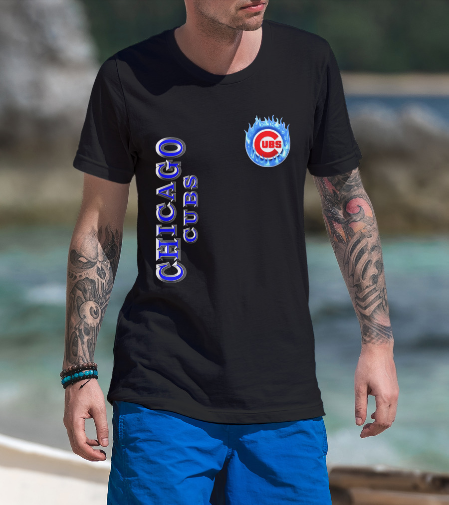 Chicago Cubs Cubs Flame T-Shirt