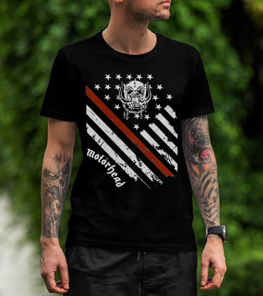 Motorhead Warpig Stars And Stripes T-Shirt