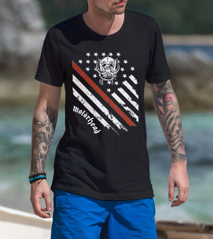 Motorhead Warpig Stars And Stripes T-Shirt