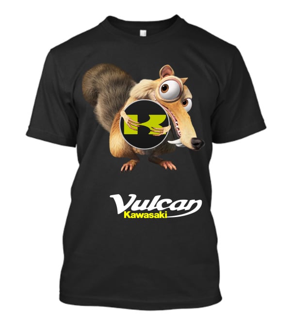 Vulcan Kawasaki Character Embracing T-Shirt