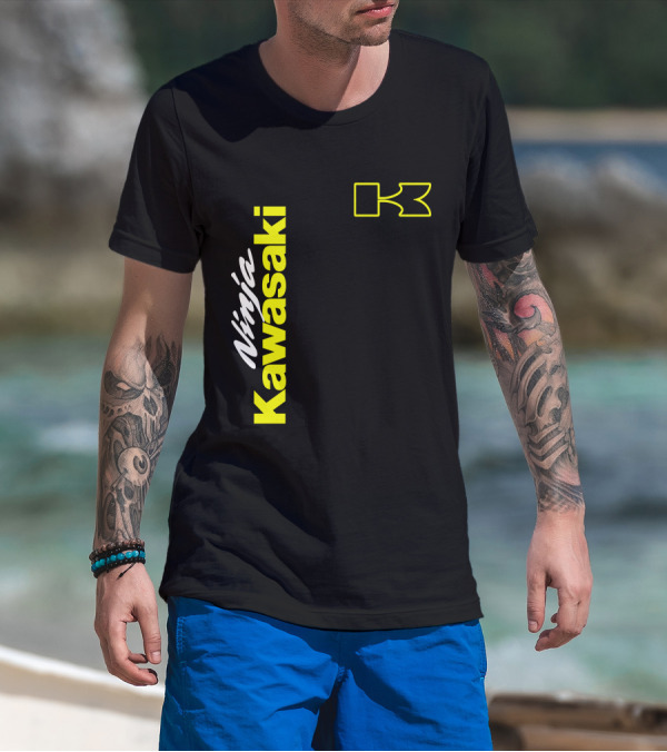 Kawasaki Ninja 02 Racing Style T-Shirt