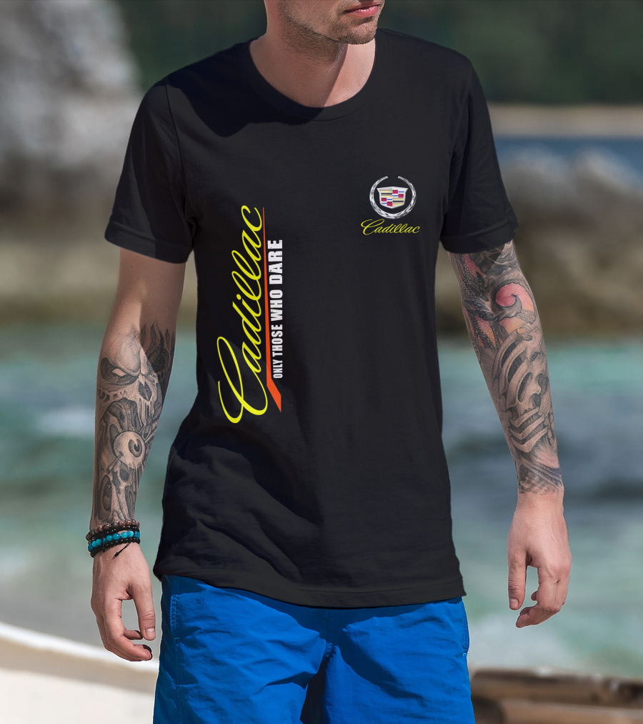 Cadillac Only Those Who Dare Logo T-Shirt