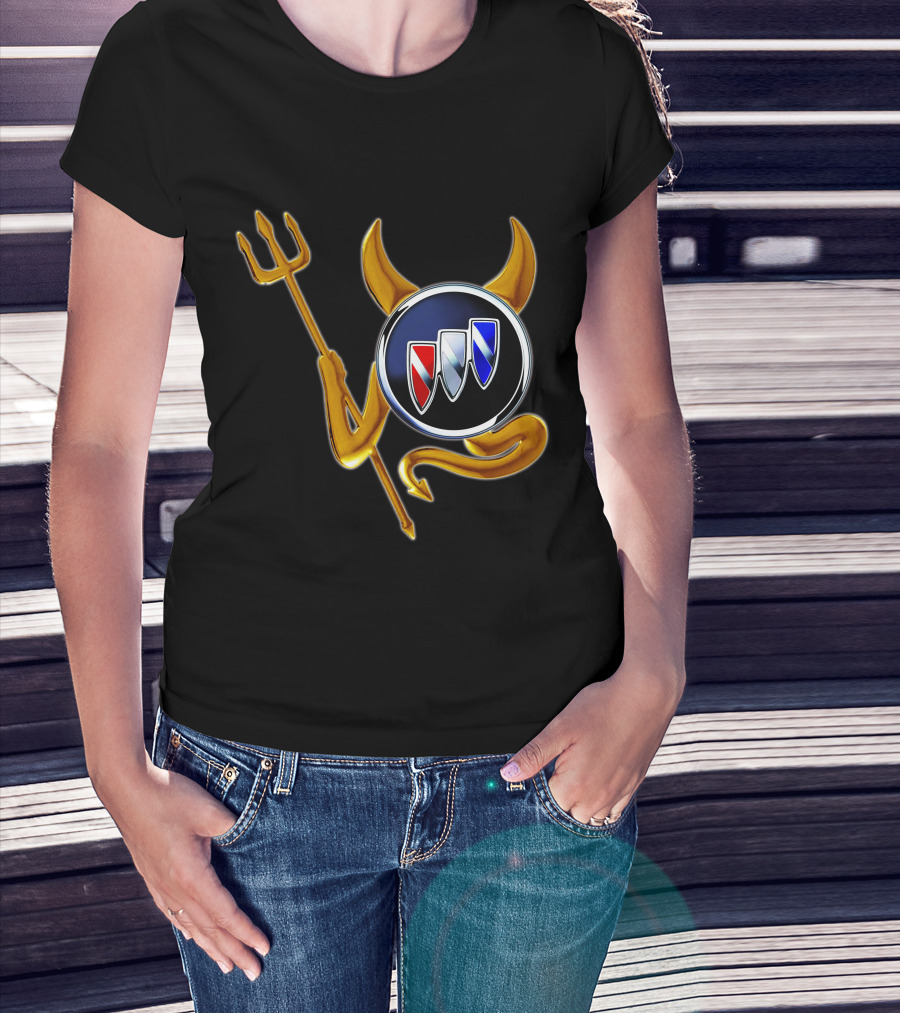 Buick Devil Horns Emblem Trident T-Shirt