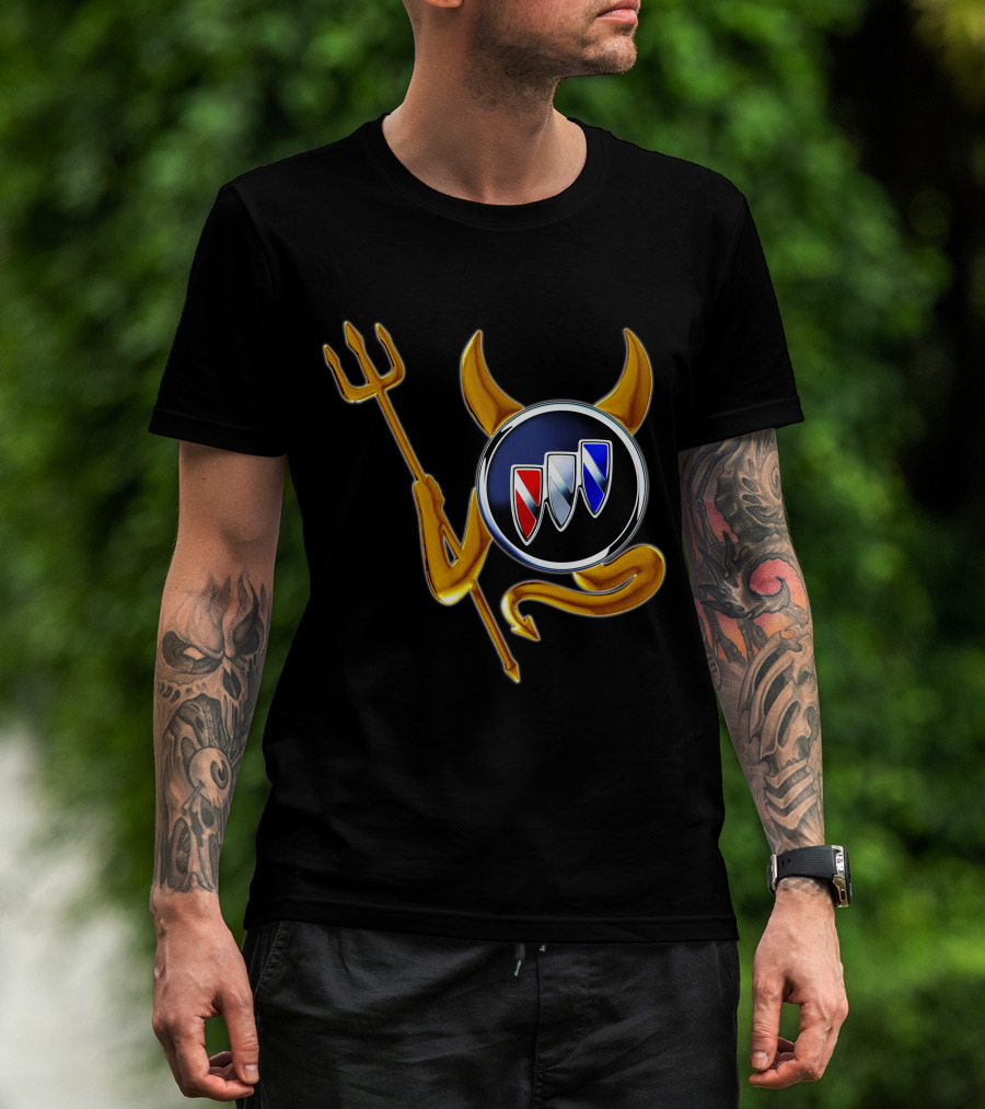 Buick Devil Horns Emblem Trident T-Shirt
