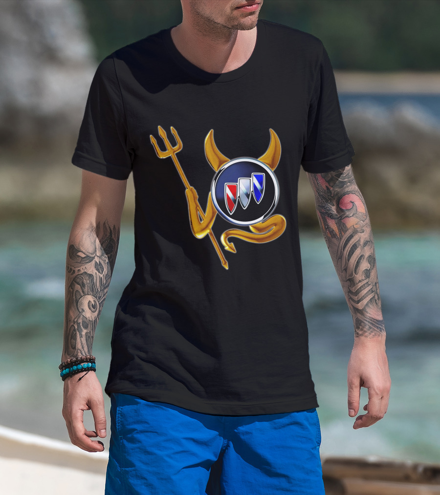 Buick Devil Horns Emblem Trident T-Shirt