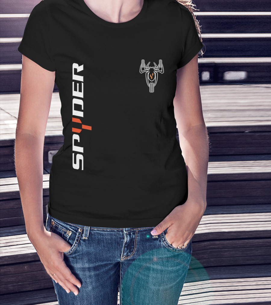 Spyder Logo With Stylized Spider T-Shirt
