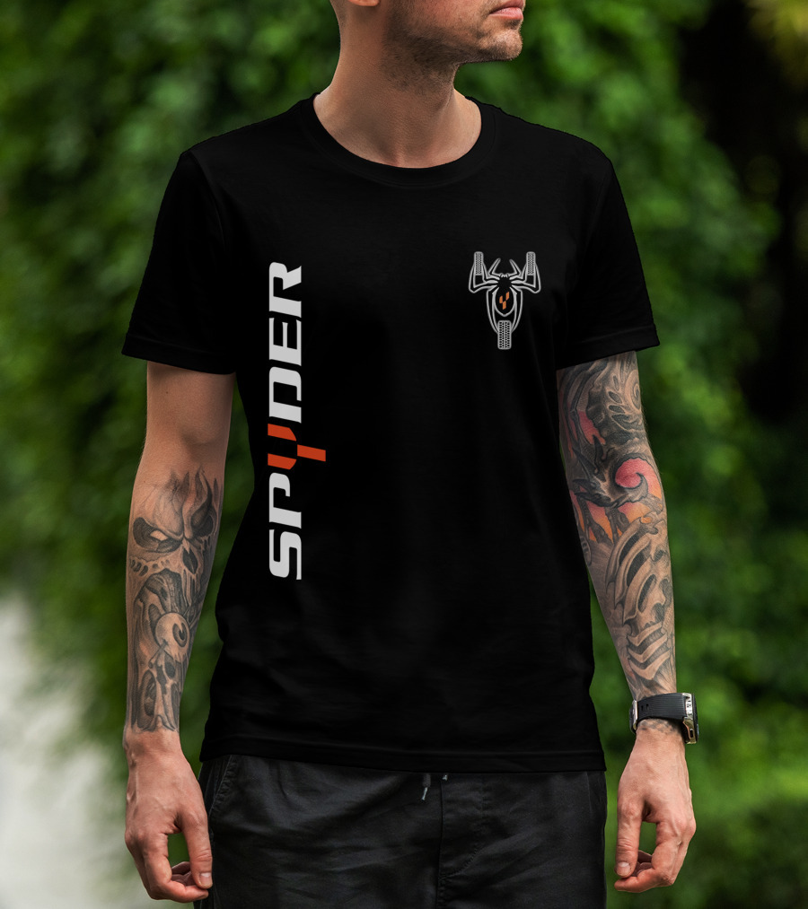 Spyder Logo With Stylized Spider T-Shirt
