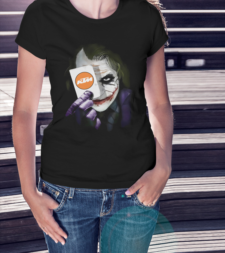 Ktm Joker Playing Card Face Paint T-Shirt