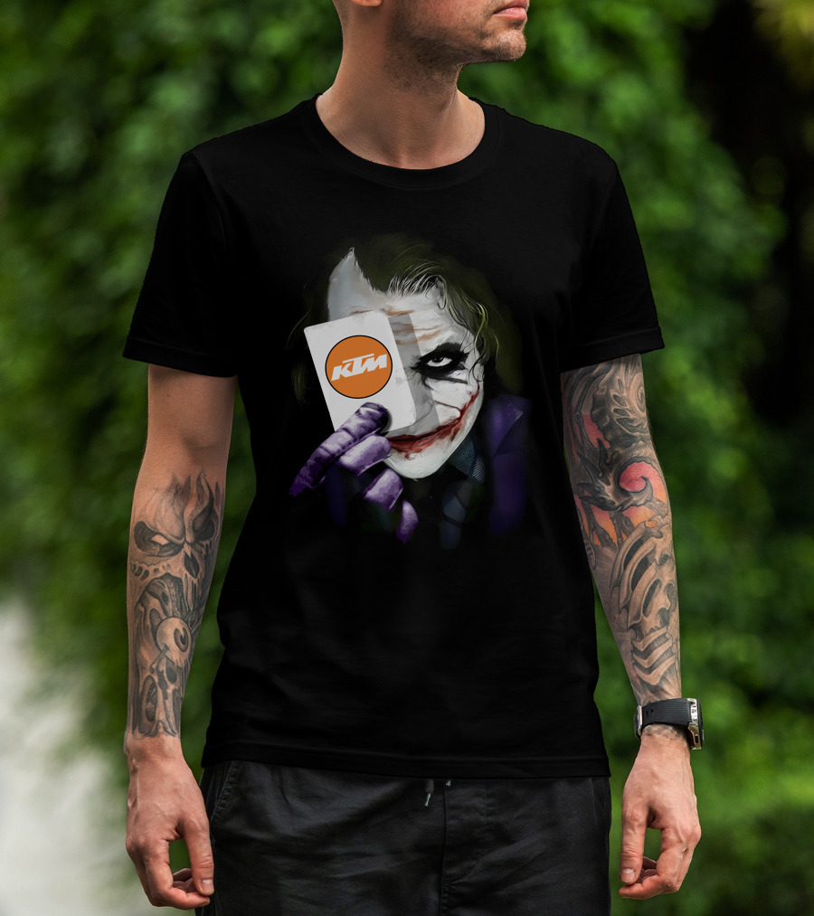 Ktm Joker Playing Card Face Paint T-Shirt