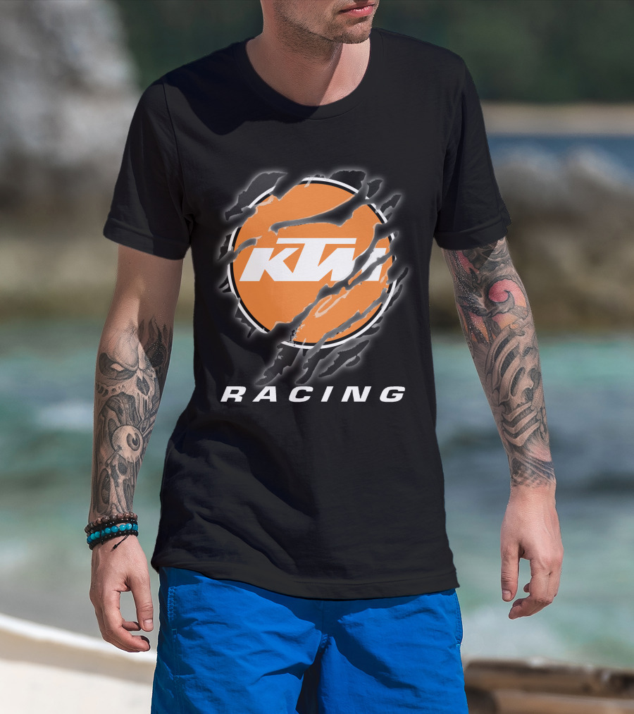 Ktm Racing 05 Shredded Orange T-Shirt