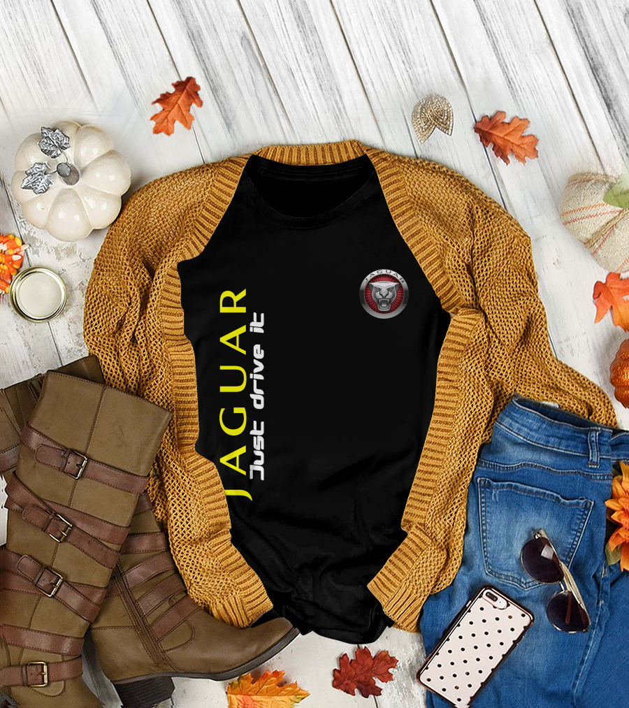 Jaguar Just Drive It Badge T-Shirt