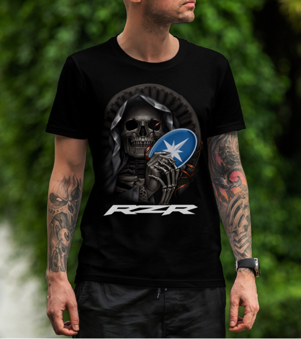 Rzr Grim Reaper Holding Star T-Shirt