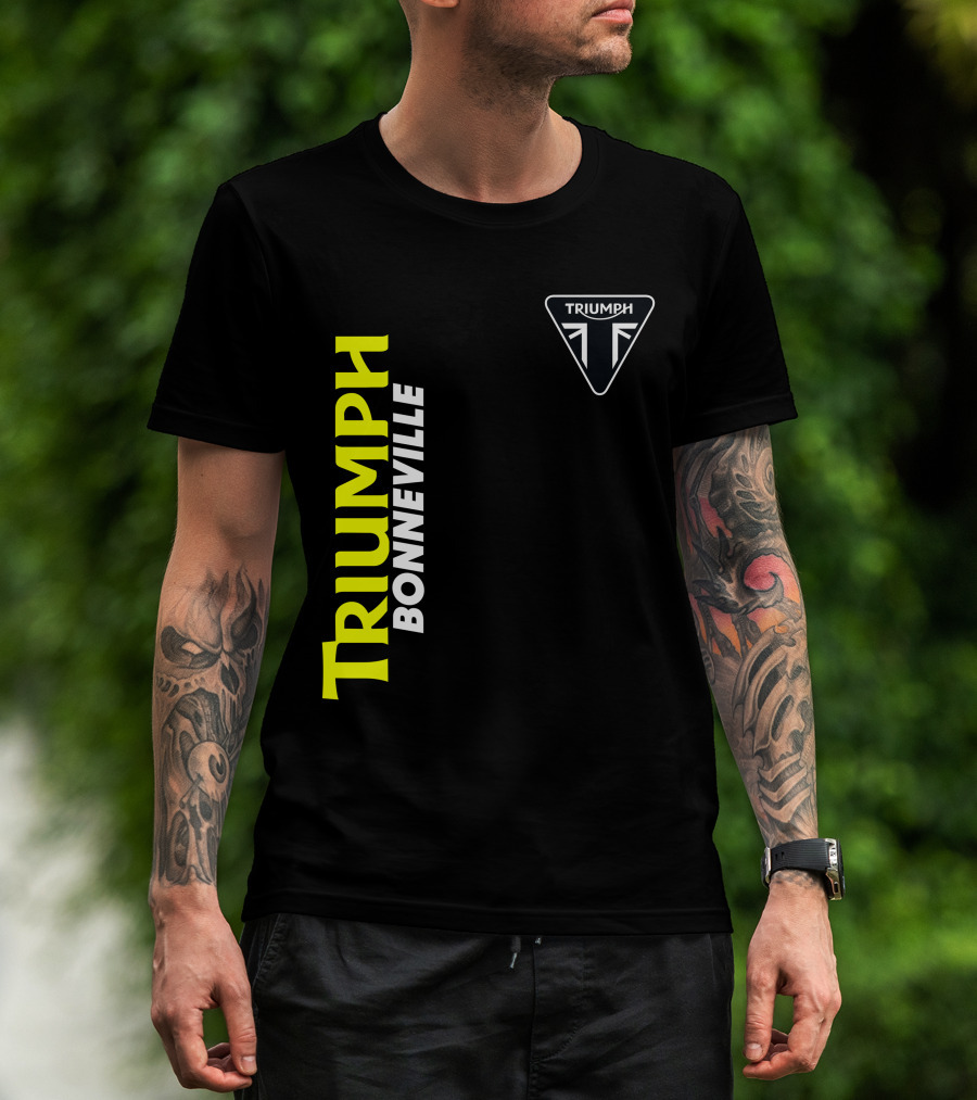 Triumph Bonneville Logo Triumph Triangular T-Shirt