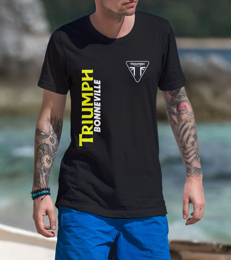 Triumph Bonneville Logo Triumph Triangular T-Shirt