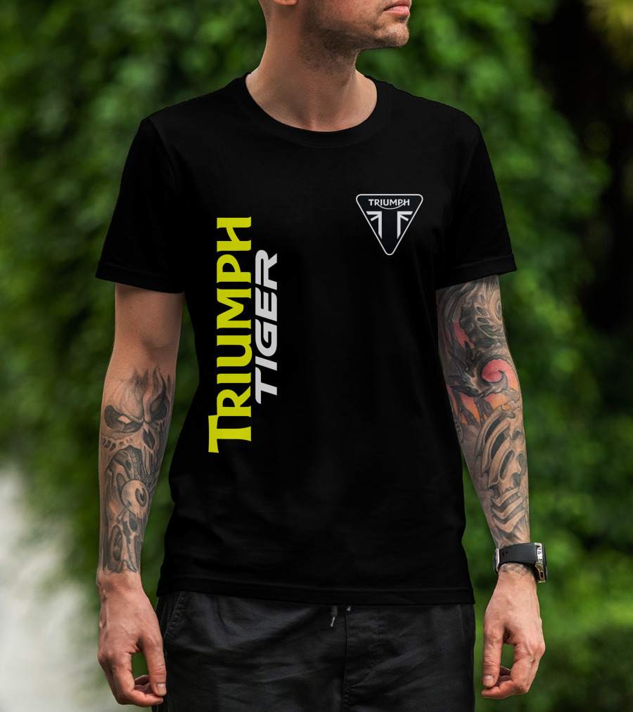 Triumph Tiger British Motorcycle T-Shirt