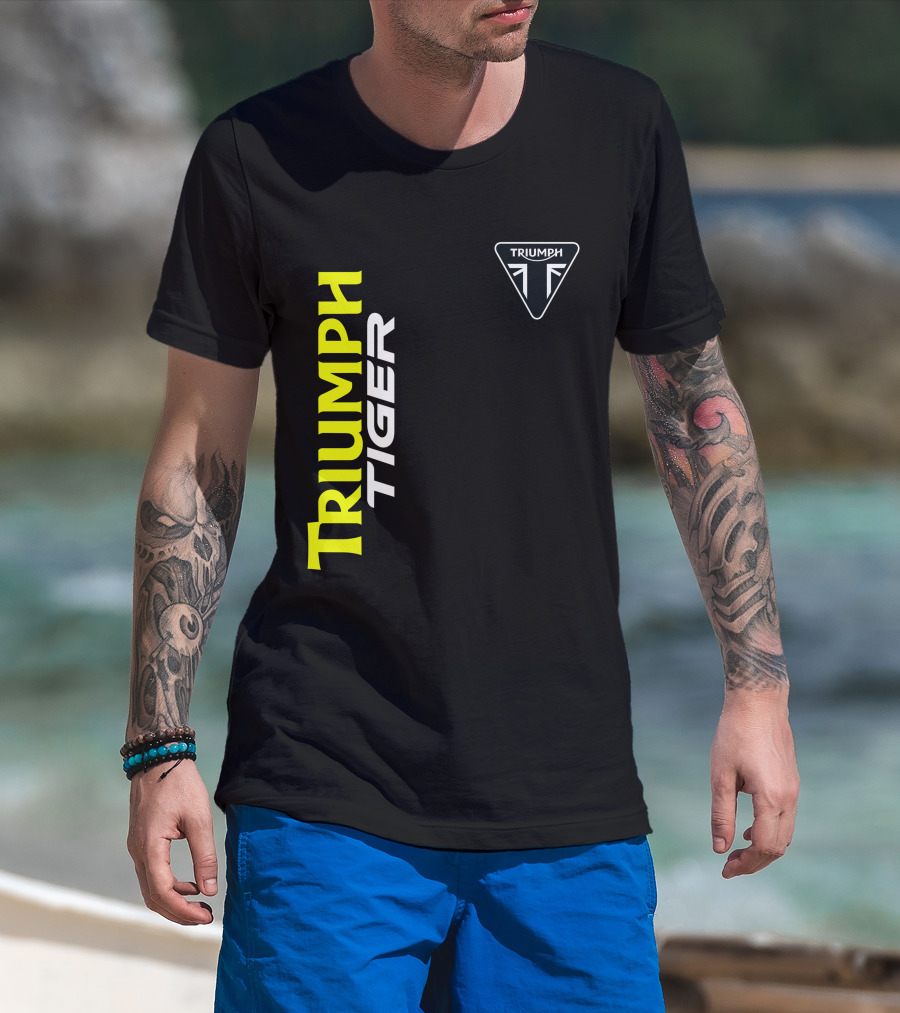 Triumph Tiger British Motorcycle T-Shirt