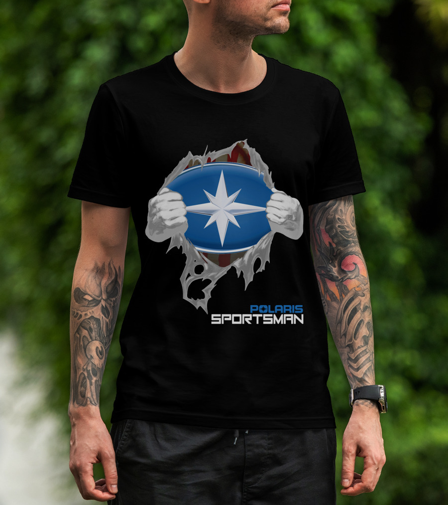 Polaris Sportsman Star Emblem Exposed T-Shirt