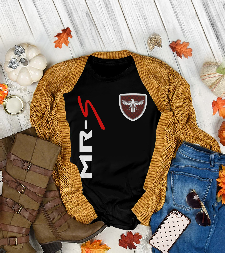 Mr-S Toyota Racing Logo With Red Stylized Text And Eagle Badge T-Shirt