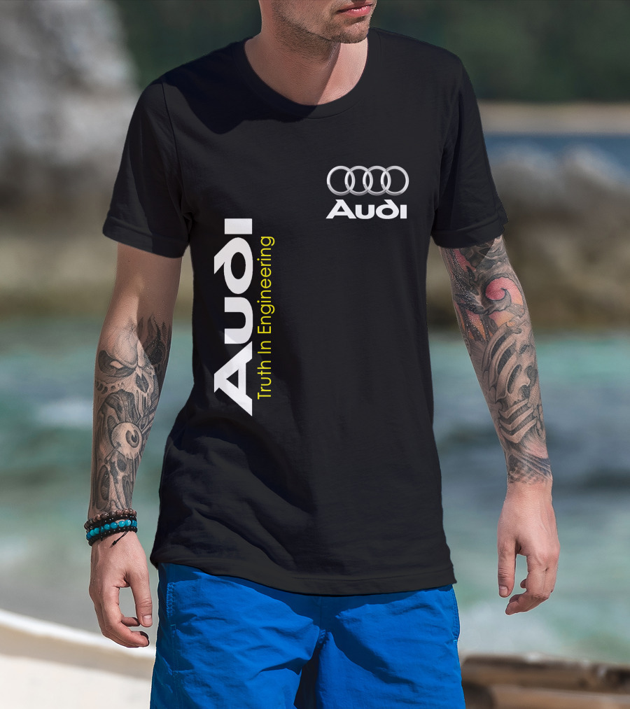Audi Truth In Engineering Logo Rings T-Shirt
