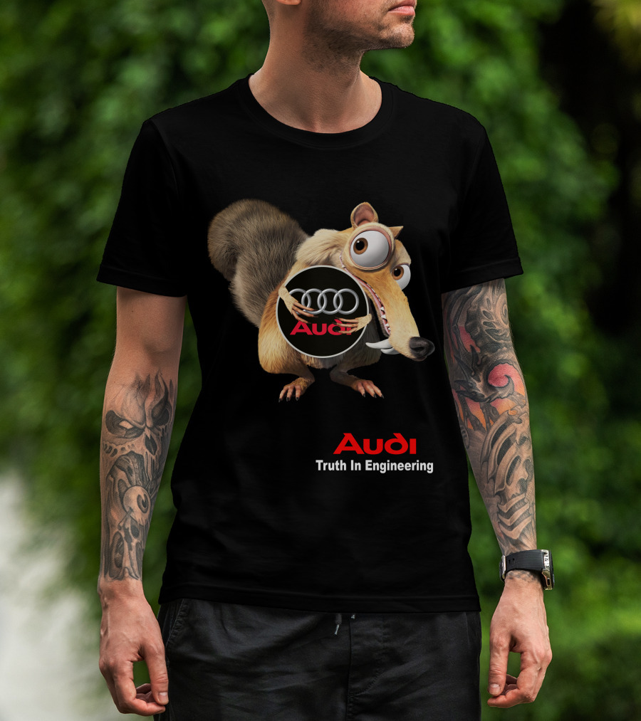Audi Truth In Engineering Ice Age Scrat Crossover T-Shirt