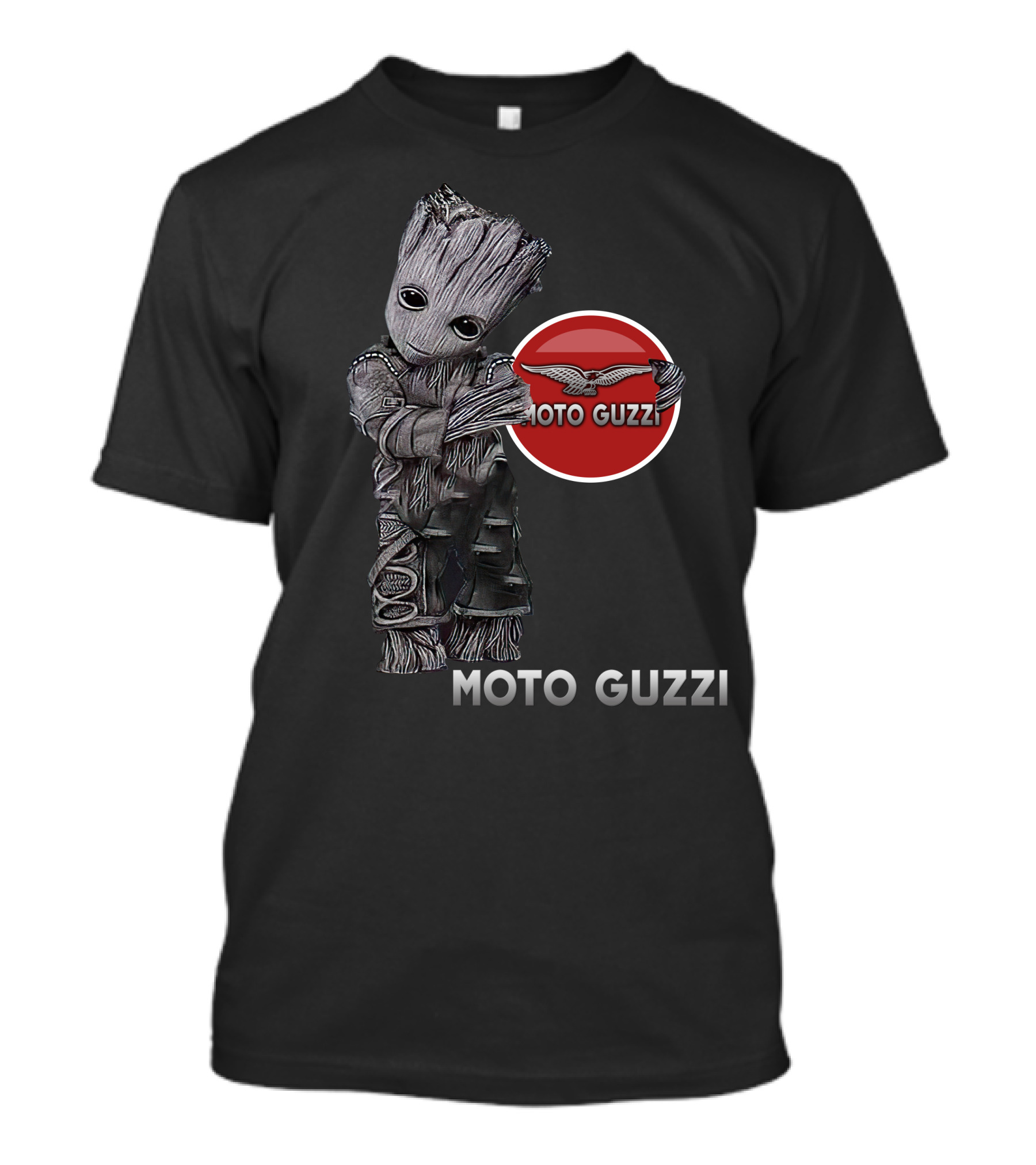 Moto Guzzi Groot Guardians Of The Galaxy Crossover T-Shirt